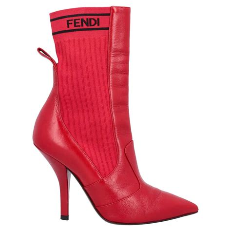 fendi women ankle boots elastic on the side size 34|fendi boots 2021.